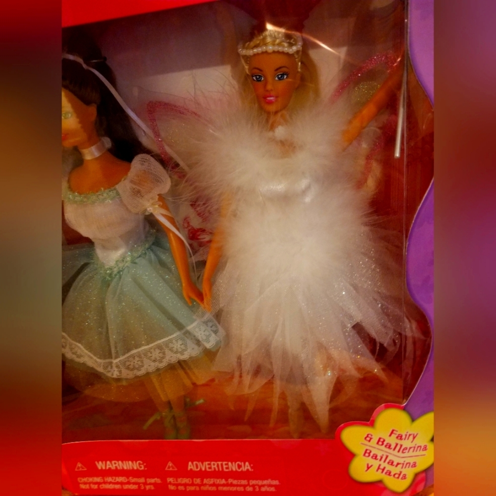 Vintage REAL FRIENDS FASHION DOLLS Fairy & Ballerina, Bailarina y Hada NRFP | #3 - Picture 4 of 7